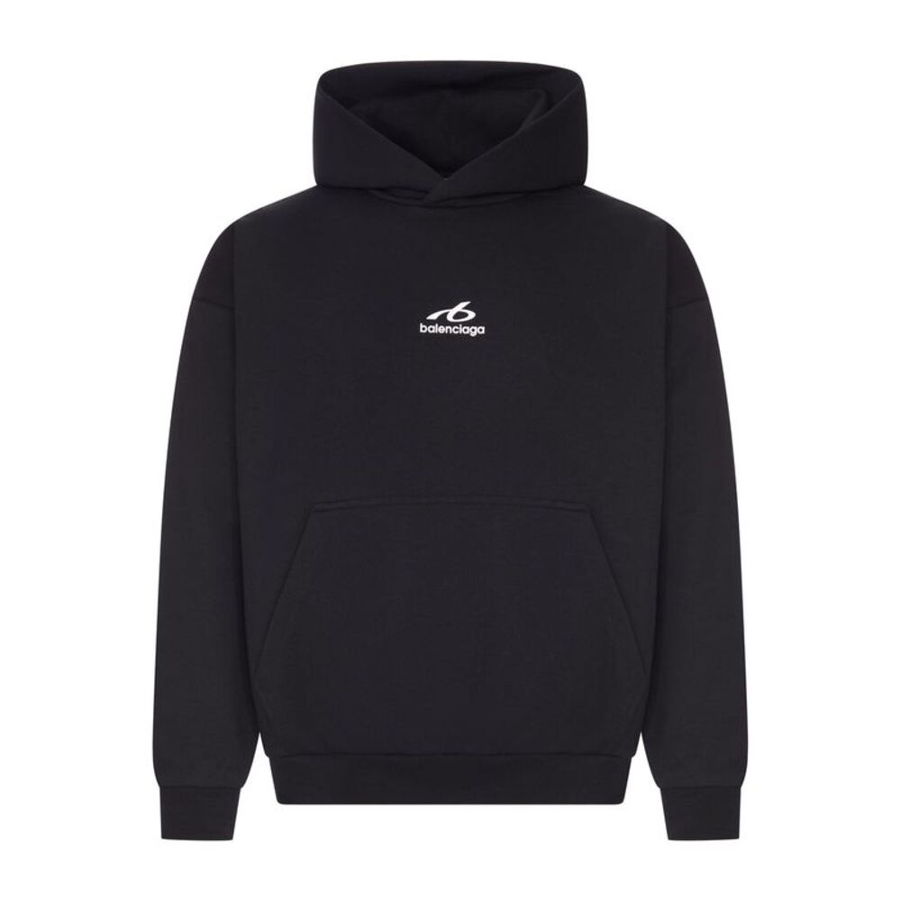 Balenciaga Men Bodies Sweatshirt In Black Dry Fleece